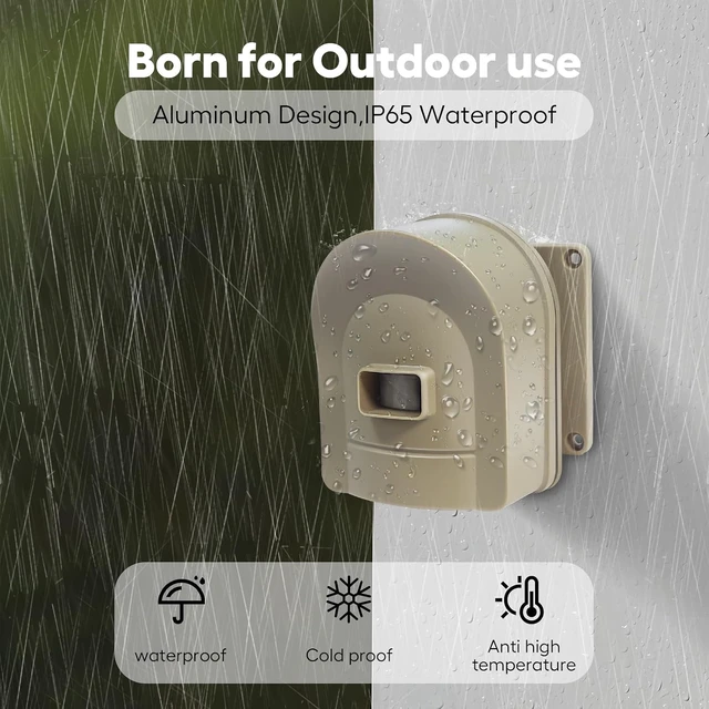 Alt view image 3 of 7 - 1/2 Mile Hosmart Driveway Alarm Wireless Motion Sensor System | Driveway Sensor Alert System Weatherproof Security Outdoor Motion Sensor & Detector Protect Outdoor/Indoor Property