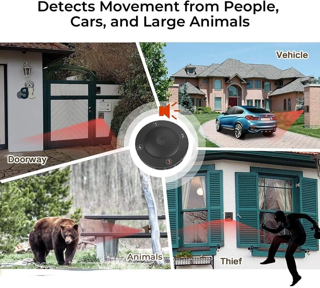 Alt view image 5 of 6 - eMACROS Driveway Alarm Receiver Only, Sensor Required-Not Wrok for Pre-2022