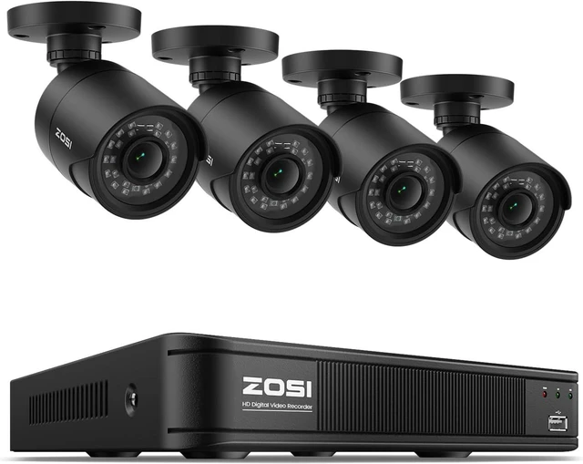 Main image of ZOSI 3K Lite Wired Security Camera System Outdoor, 4 X 2MP Cameras, NO HDD