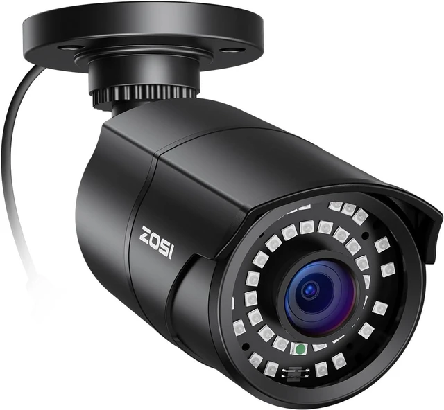 Main image of ZOSI 1080P HD 1920TVL Hybrid 4-in-1 CCTV Metal Bullet Security Camera Black