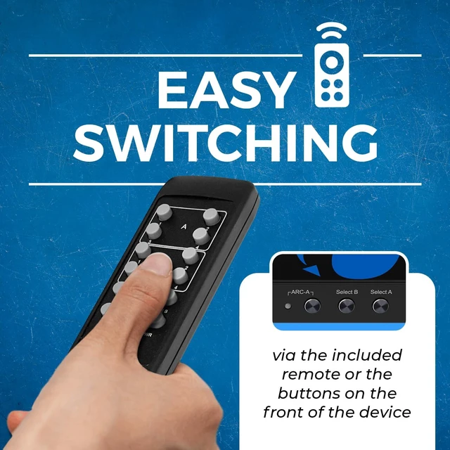 Alt view image 7 of 7 - OREI 4x2 HDMI Matrix Switch 4K@60Hz Audio Extraction, EDID, IR, HDCP 2.2