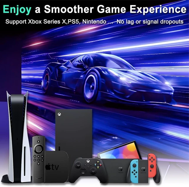 Alt view image 5 of 7 - SkycropHD 4K@60Hz HDMI Switch 5 in 1 Out HDMI 2.0 Switcher Box with Remote