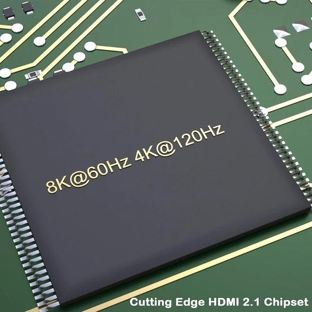 Alt view image 3 of 7 - KAGO 8K@60Hz HDMI 2.1 Switch 4 Port Selector Box with Remote