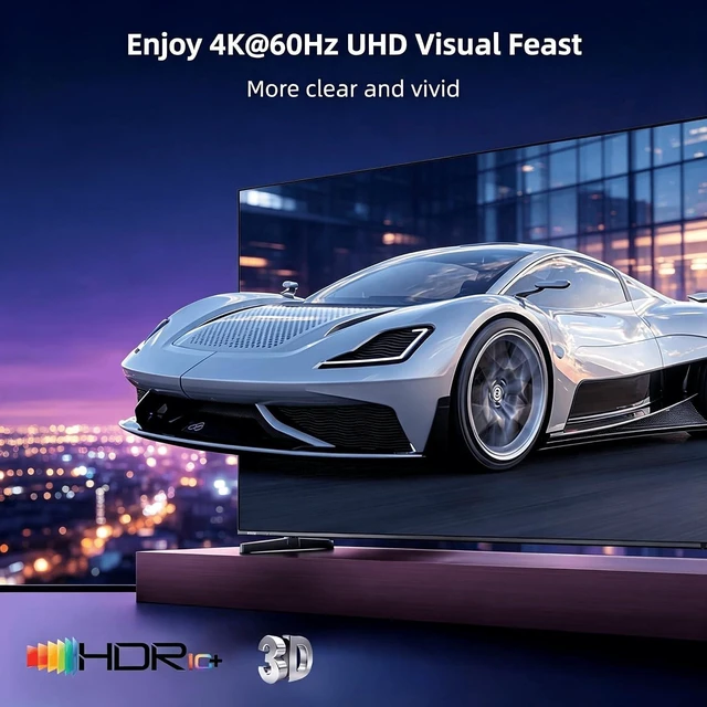 Alt view image 5 of 7 - HDMI Switch 7 in 1 Out, 4K@60Hz HDMI Splitter Switcher with Remote