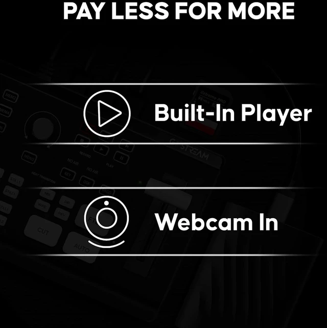 Alt view image 7 of 7 - osee GoStream Deck HDMI Pro Live Streaming Multi Camera Video Mixer Switcher