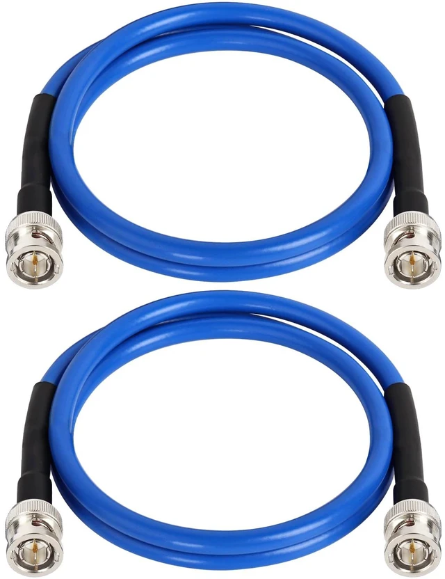 Main image of XRDS -RF SDI Cable 3FT 2PCS, HD-SDI / 3G-SDI / 6G-SDI BNC to BNC Digital Video Cable, High-Speed Signal Transmission, Low Signal Loss for Broadcast, Studio, Surveillance & HD Video Systems