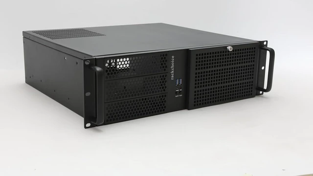 Main image of RackChoice 3u Rackmount Server Chassis MATX/Mini-ITX 3x5.25 Support ATX PSU with Either top/Bottom or Side Cooling and SFX PSU (Need to use the ATX to SFX braccket in Screw Box)