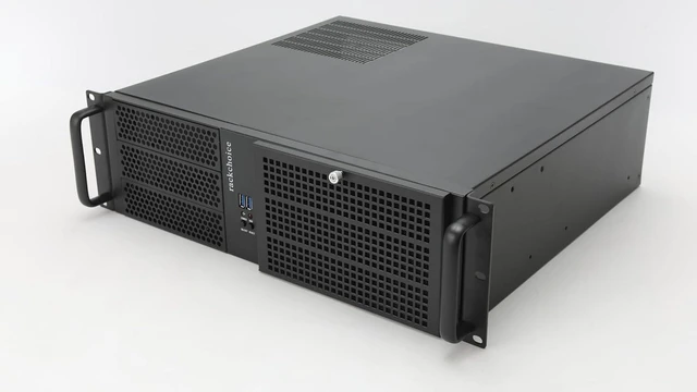 Alt view image 5 of 7 - RackChoice 3u Rackmount Server Chassis MATX/Mini-ITX 3x5.25 Support ATX PSU with Either top/Bottom or Side Cooling and SFX PSU (Need to use the ATX to SFX braccket in Screw Box)