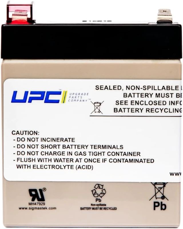 Alt view image 2 of 5 - APCRBCV211-UPC Replacement Battery for APC UPS BVN650M1, BE425M by UPC