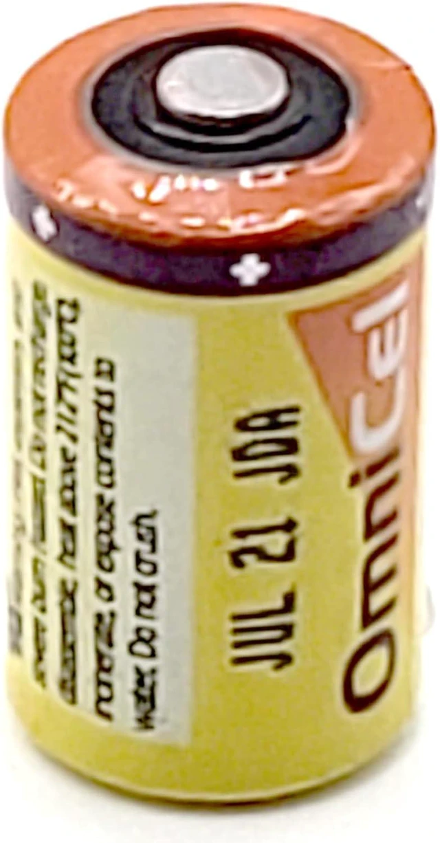 Alt view image 2 of 7 - Omnicel ER14250/S 3.6V Lithium Button Top Battery 1/2AA Standard Amr