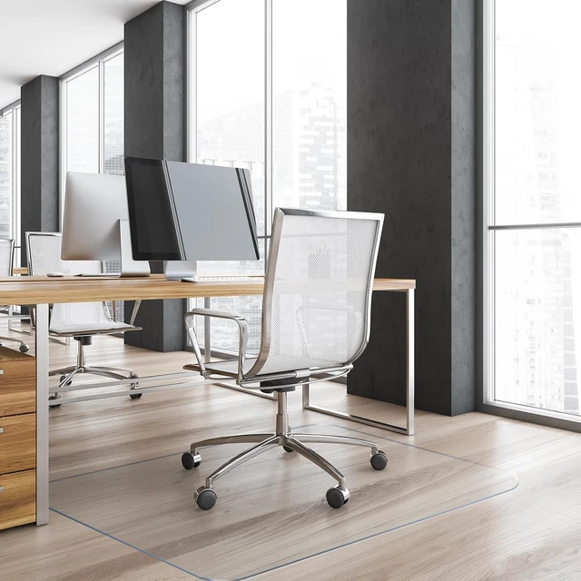 Alt view image 7 of 7 - Yecaye Office Chair Mat for Hardwood Floor, 36" x 48" Rolling Chair Mat