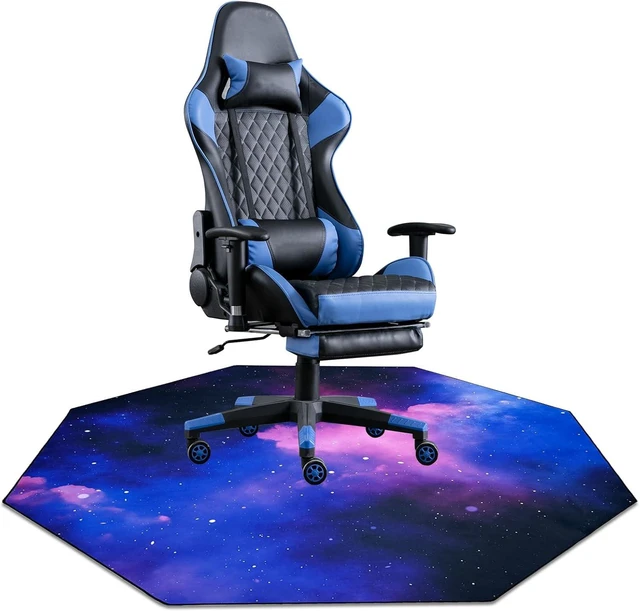 Main image of USTIDE Large Gaming Chair Mat for Carpet and Hardwood Floor - Office, Gaming Room Computer Chair Mat