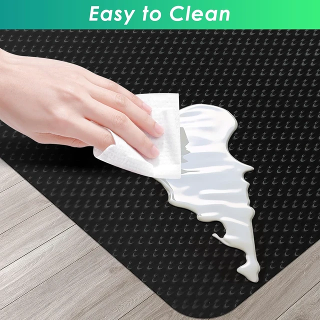 Alt view image 4 of 7 - Vicwe Chair Mat for Hardwood Floor 51"x63" Desk Chair Mat, Smooth Glide