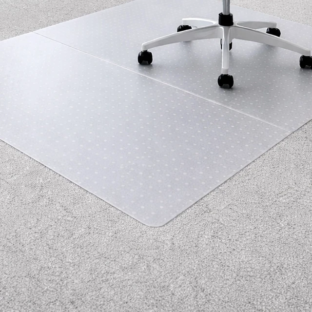Alt view image 4 of 7 - Marvelux White Office Chair Mat for Carpeted Floors 35.5"x46" Rectangular