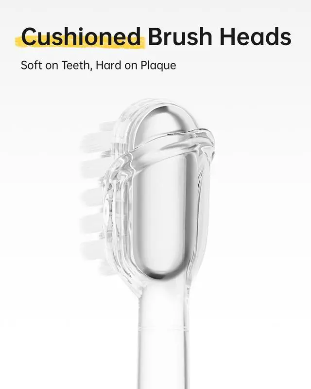 Alt view image 2 of 6 - Laifen Wave SE Electric Toothbrush with 2 Brush Heads - Yellow