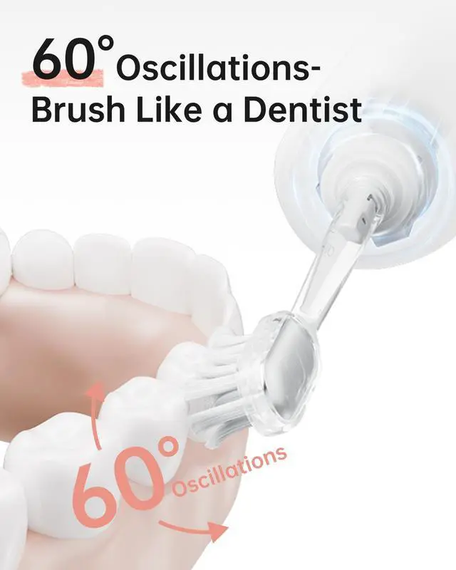 Alt view image 3 of 4 - Laifen Wave SE Electric Toothbrush with 2 Brush Heads - Pink