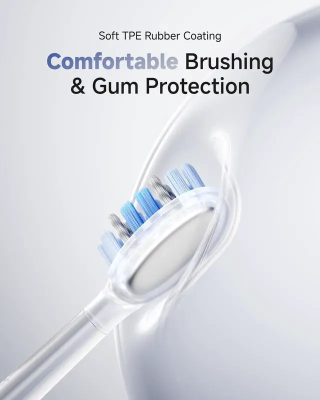Alt view image 3 of 3 - Laifen Wave Pro Electric Toothbrush with 2 Brush Heads and Travel Bag - Silver