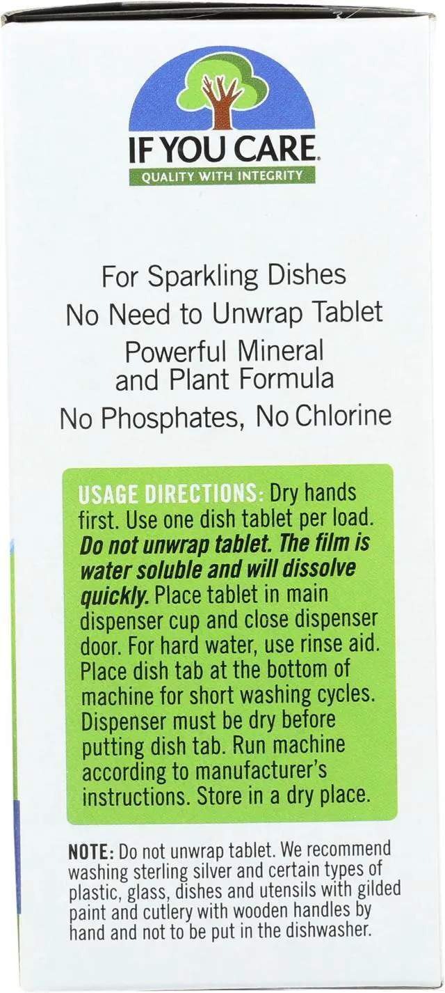 Alt view image 5 of 5 - Dishwasher Tablets 40 Count - Powerful, Plant Based, Concentrated, Biodegradable, Natural Dish Cleaner Detergent, Dishwashing Soap Tabs