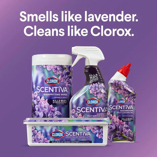 Alt view image 6 of 7 - Scentiva Bathroom Toilet Cleaning Gel, Lavender and Jasmine, 24 Fluid Ounces (Pack of 2)