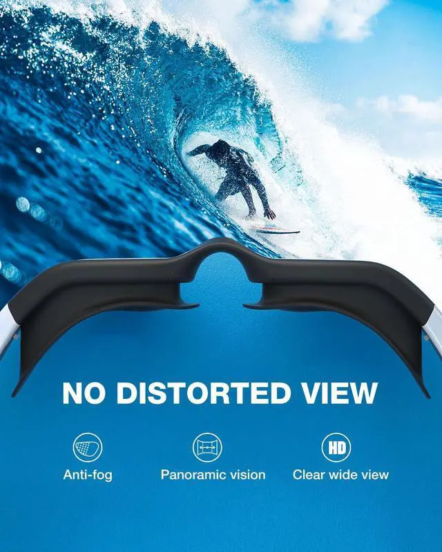 Alt view image 5 of 7 - Swim Goggles, Upgraded G1 Polarized Swimming Goggles Anti-fog for Adult Men Women A0 (Polarized + Mirror Gold)