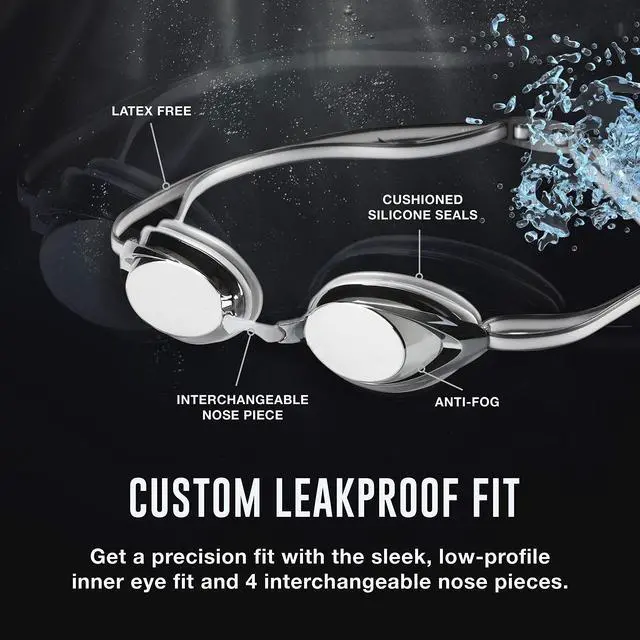 Alt view image 7 of 7 - Unisex-child Swim Goggles Vanquisher 2.0 Junior
