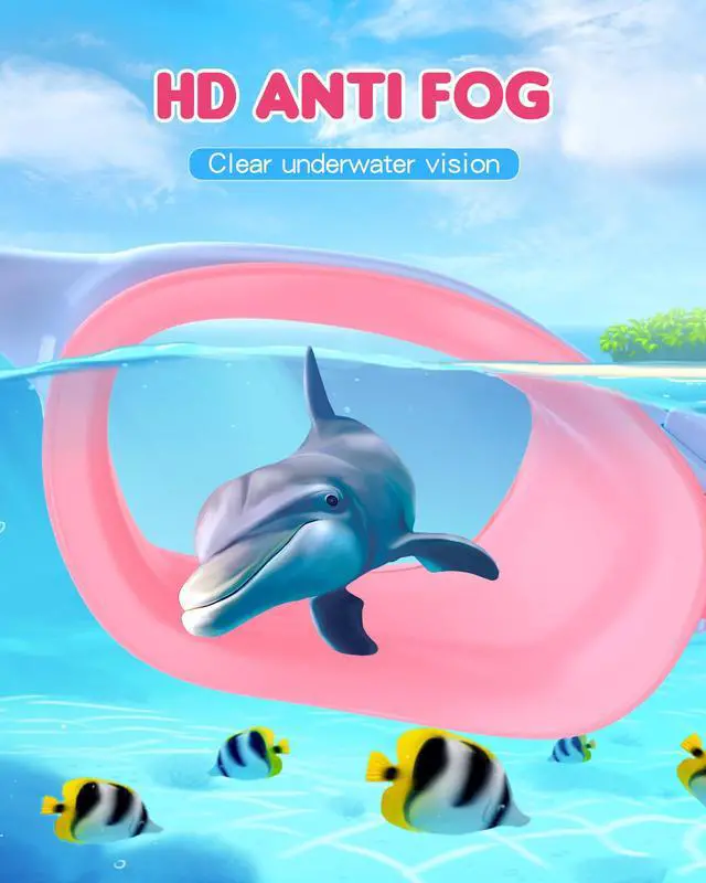 Alt view image 5 of 7 - Kids Swim Goggles,Swimming Goggles for Kids 6-14, Anti-Fog UV Protection Pool Glasses for Boys Girls (Pink/Blue+Clear Lens)