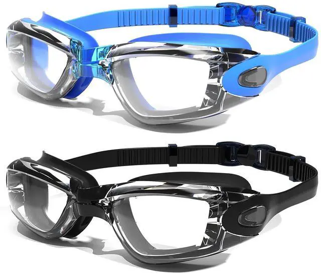 Main image of Swim Goggles, 2-Pack Swimming Goggles, Anti Fog, No Leaking For Adult Women Men Youth
