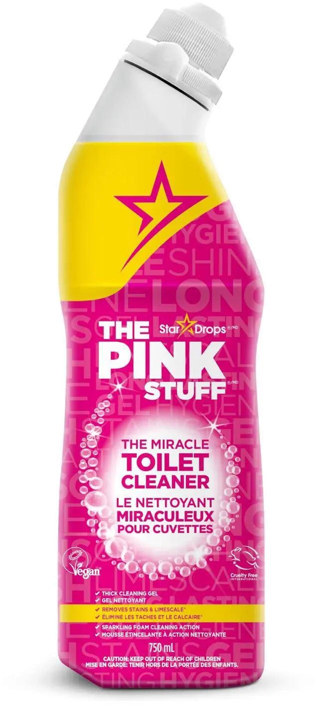 Main image of Miracle Toilet Cleaner, 750ml Powerful Stain-Removing Gel for a Sparkling Clean Bowl Eliminates Limescale, Tough Stains & Odors with Fresh Rhubarb Scent