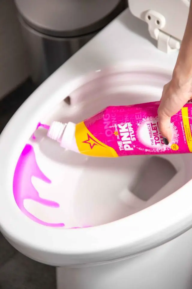 Alt view image 5 of 5 - Miracle Toilet Cleaner, 750ml Powerful Stain-Removing Gel for a Sparkling Clean Bowl Eliminates Limescale, Tough Stains & Odors with Fresh Rhubarb Scent