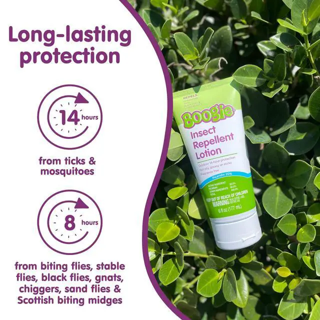 Alt view image 4 of 7 - Insect Repellent Lotion for Mosquitoes, Ticks & Flies - 6 fl oz - DEET Alternative Mosquito Repellent - Up to 14-Hour Protection - Fragrance-Free