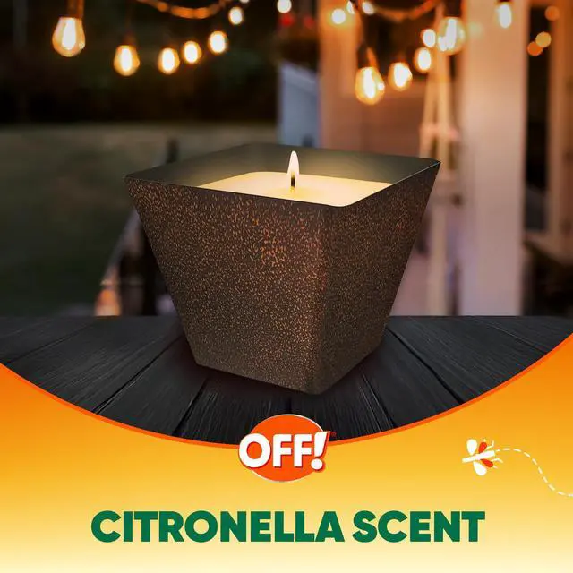 Alt view image 5 of 7 - Backyard Citronella Scented Candle, Ambiance Enhancing Centerpiece, Burns for up to 25 Hours, 8 oz (Pack of 2)
