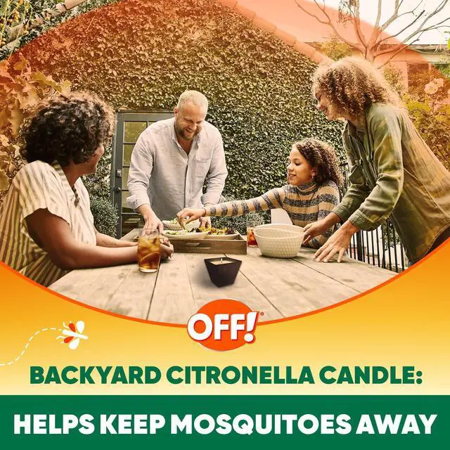 Alt view image 7 of 7 - Backyard Citronella Scented Candle, Ambiance Enhancing Centerpiece, Burns for up to 25 Hours, 8 oz (Pack of 2)