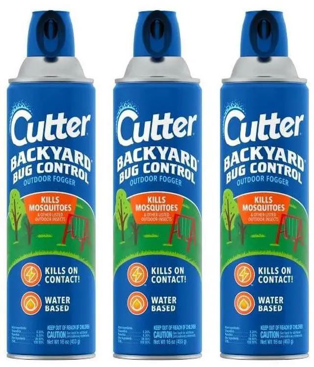 Main image of Backyard Bug Control Outdoor Fogger, Kills Mosquitoes, Fleas & Listed Ants, 16 Ounce, 3 Pack
