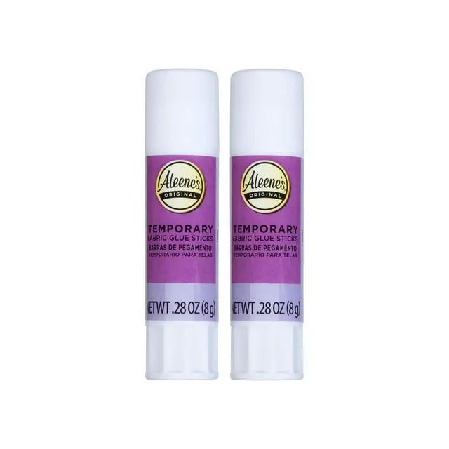 Alt view image 3 of 5 - No-Sew Temporary Fabric Glue Sticks, .28oz 2-Pack