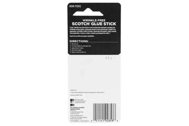 Alt view image 3 of 3 - Wrinkle-Free Glue Sticks, 2 Pack, .27 oz Each