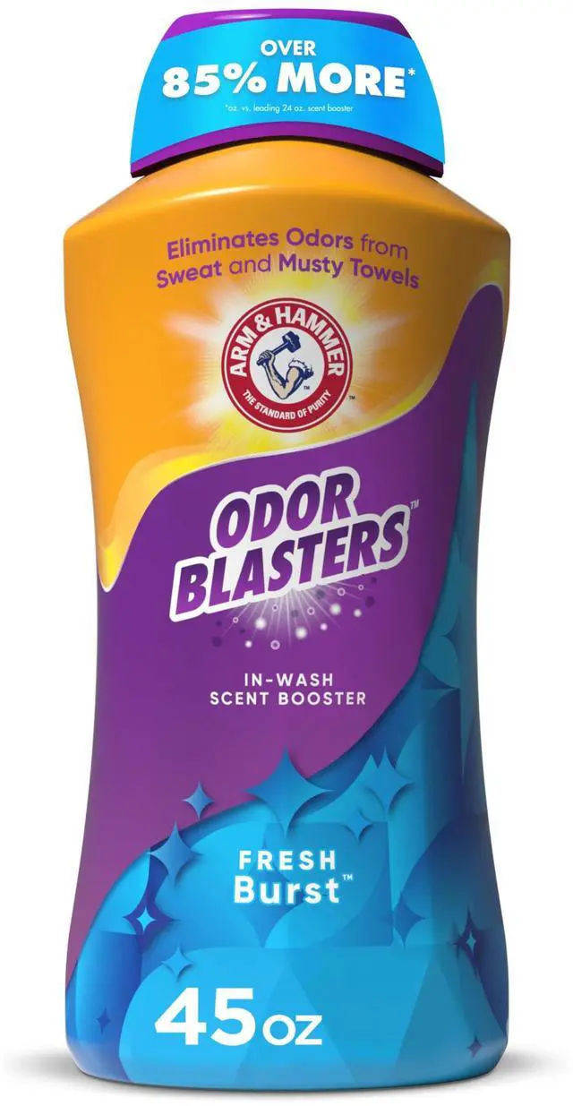 Main image of Odor Blasters In-Wash Scent Booster, Laundry Scent Booster Fresh Burst Scent, 45 Oz