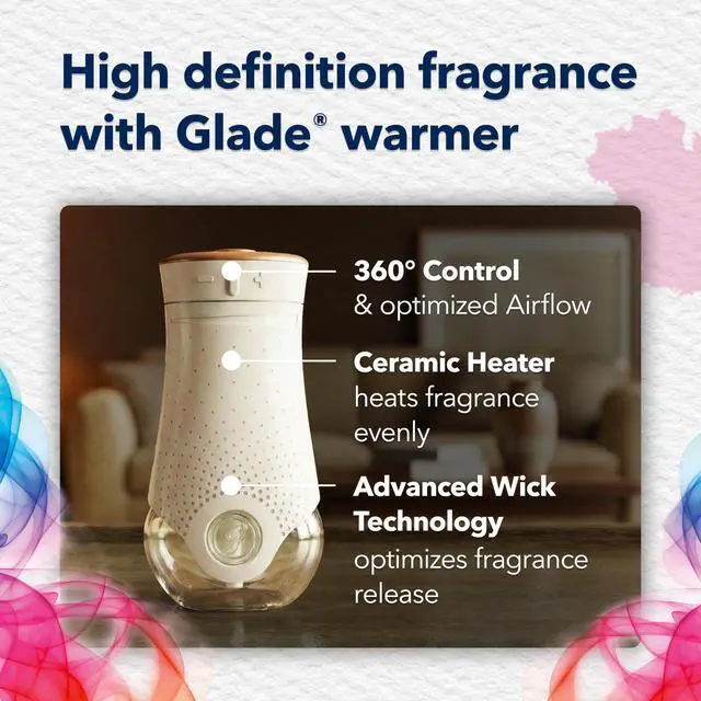 Alt view image 4 of 5 - PlugIns Air Freshener Warmer, Scented and Essential Oils for Home and Bathroom, Up to 50 Days on Low Setting
