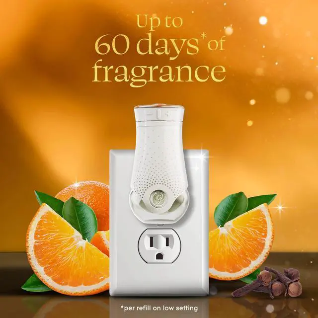 Alt view image 2 of 7 - PlugIns Refills Air Freshener, Orange Zest & Clove, Scented and Essential Oils for Home and Bathroom, 0.67 Fl Oz, 2 Count
