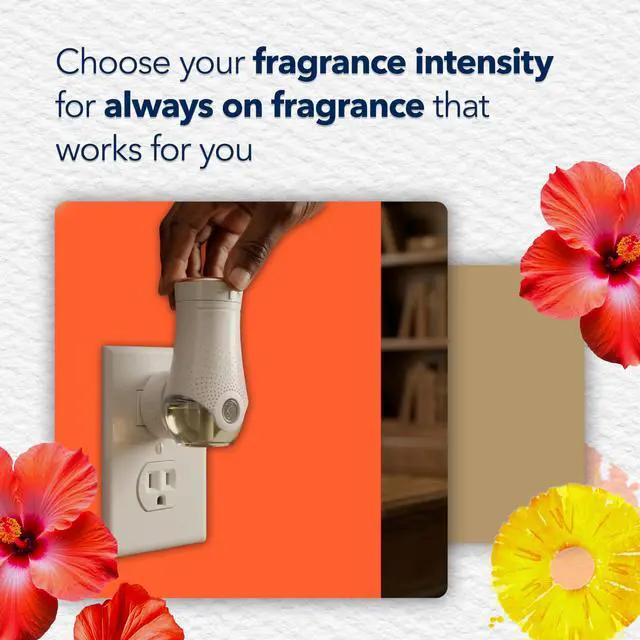 Alt view image 7 of 7 - PlugIns Refills Air Freshener, Scented and Essential Oils for Home and Bathroom, Hawaiian Breeze, 1.34 Fl Oz, 2 Count