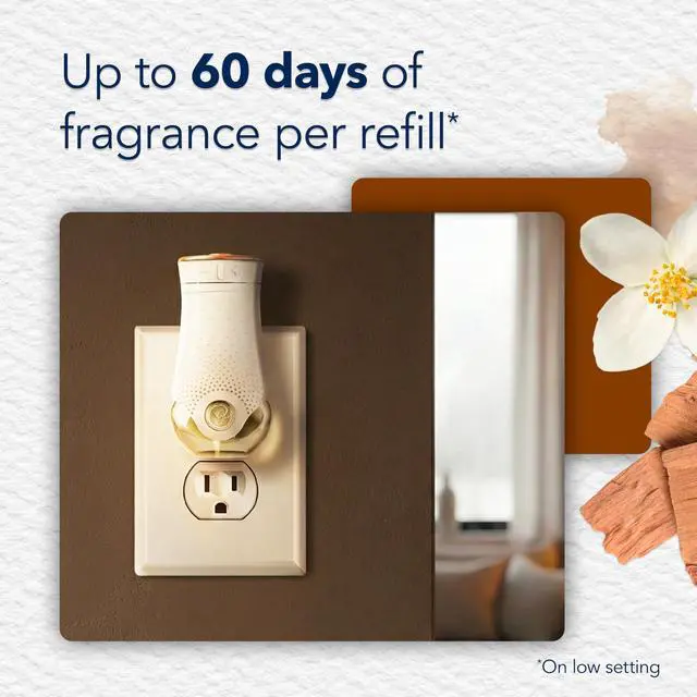 Alt view image 2 of 7 - PlugIns Refills Air Freshener, Scented and Essential Oils for Home and Bathroom, Cashmere Woods, 1.34 Fl Oz, 2 Count