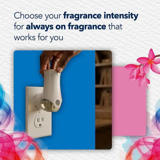 Alt view image 5 of 5 - PlugIns Air Freshener Warmer, Scented and Essential Oils for Home and Bathroom, Up to 50 Days on Low Setting