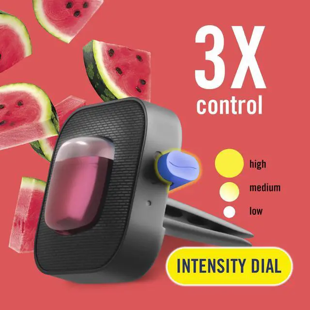 Alt view image 3 of 7 - Car Air Freshener Vent Clip Sweet Watermelon Vine Scent, 2 Count, .13 oz Total