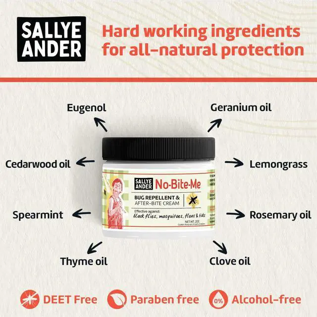 Alt view image 2 of 7 - No Bite Me Natural Bug & Insect Repellent Lotion - DEET-Free Anti-Itch Cream - Safe for Kids, Infants & Adults - Repels Mosquitoes, Black Flies, Fleas & Ticks - Made in USA, 2oz