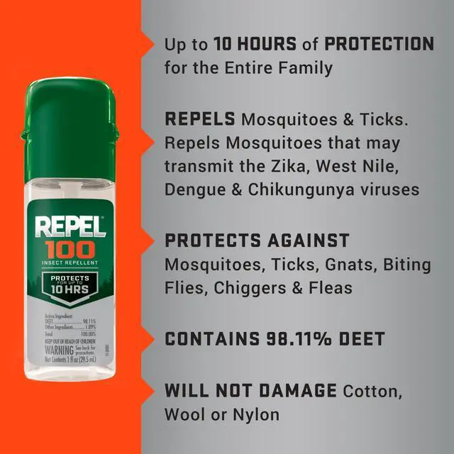 Alt view image 6 of 7 - Winston Repel 100 Insect Repellent, 1 oz. Pump Spray