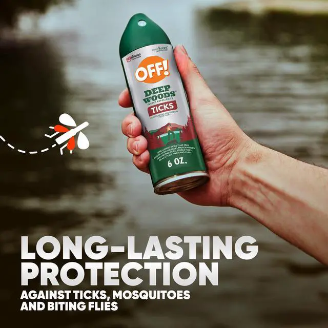 Alt view image 2 of 7 - Deep Woods Insect Repellent Aerosol, Bug Spray with Long Lasting Protection from Ticks and Listed Bugs, 6 Ounce (Pack of 1)