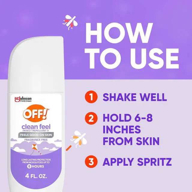 Alt view image 7 of 7 - Clean Feel Insect Repellent Spritz with 20% Picaridin, Bug Spray with Long Lasting DEET-Free Protection from Mosquitoes and Ticks, Feels Good on Skin, 4 oz