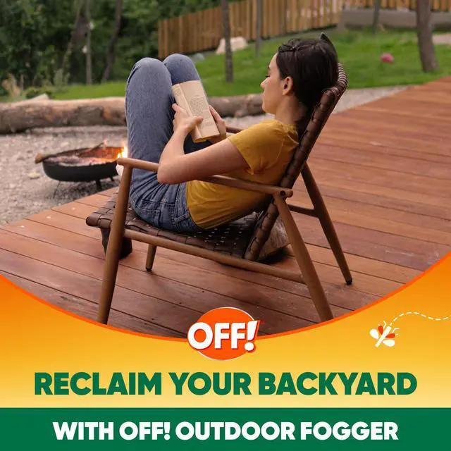 Alt view image 6 of 7 - Outdoor Insect & Mosquito Repellent Fogger, Backyard Pretreat, Kills & Repels Insects in an up to 900 sq, ft, Area, 16 oz (Pack of 2)