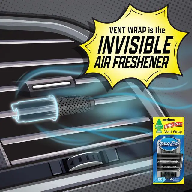 Alt view image 6 of 7 - Car Air Freshener | Vent Wrap Provides Long Lasting Scent, Invisibly Fresh | New Car Scent, 16 Air Fresheners