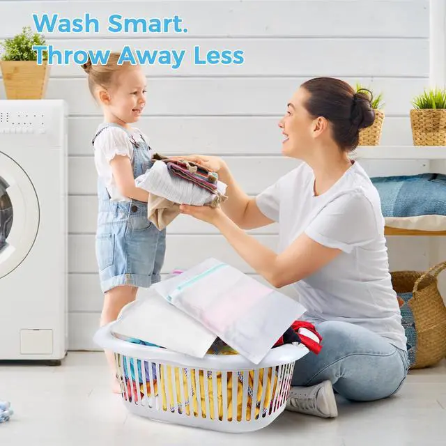 Alt view image 3 of 7 - Laundry Bags Mesh Wash Bag for Intimates Lingerie and Delicates, 5Pcs (1XL,2L,2M)