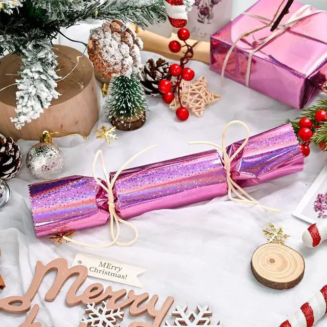 Alt view image 4 of 6 - Pink Wrapping Paper Roll, Metallic Holographic Star Gift Wrap for Birthday, Valentines, Mothers day, Graduation, Wedding, Fathers day, Baby Shower, Christmas (17 IN x 32.8 FT)